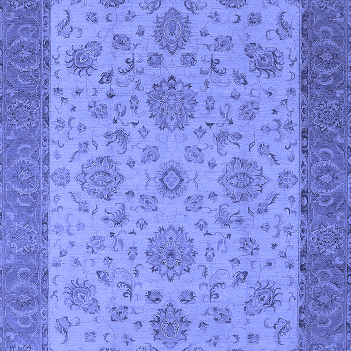 Oriental Blue Traditional Rug, urb1327blu