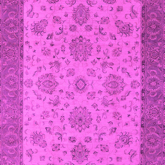 Machine Washable Oriental Pink Traditional Rug, wshurb1327pnk