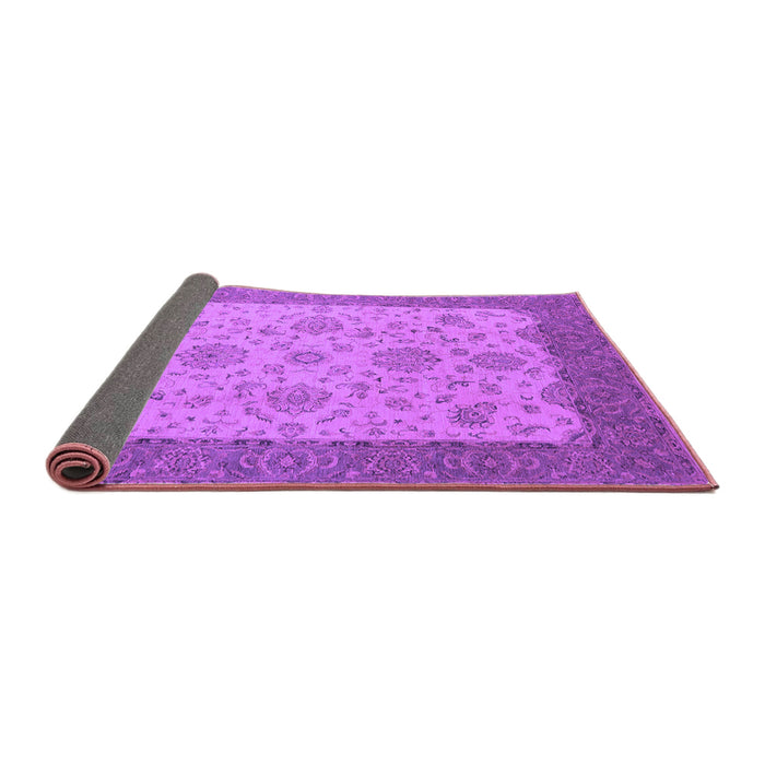Sideview of Oriental Purple Traditional Rug, urb1327pur