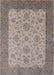 Mid-Century Modern Sandstone Brown Oriental Rug, urb1327