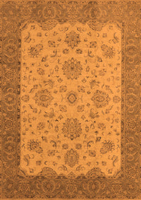 Oriental Orange Traditional Rug, urb1327org