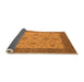 Sideview of Oriental Orange Traditional Rug, urb1327org