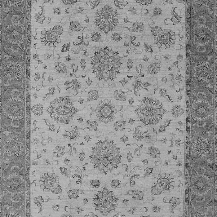 Machine Washable Oriental Gray Traditional Rug, wshurb1327gry