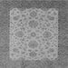 Square Oriental Gray Traditional Rug, urb1327gry