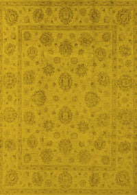 Oriental Yellow Traditional Rug, urb1328yw