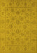 Oriental Yellow Traditional Rug, urb1328yw