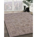 Machine Washable Industrial Modern Rose Dust Purple Rug in a Family Room, wshurb1328