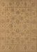 Machine Washable Oriental Brown Traditional Rug, wshurb1328brn