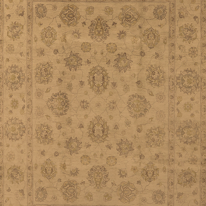 Machine Washable Oriental Brown Traditional Rug, wshurb1328brn