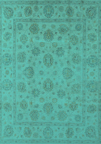 Oriental Turquoise Traditional Rug, urb1328turq