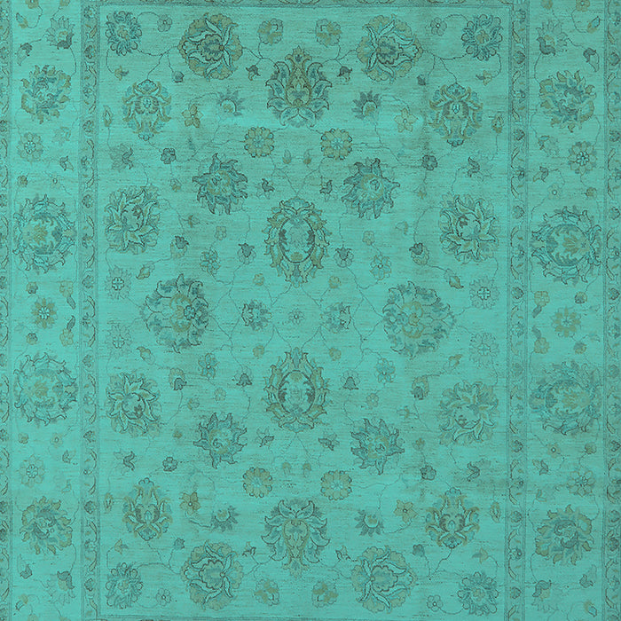 Oriental Turquoise Traditional Rug, urb1328turq