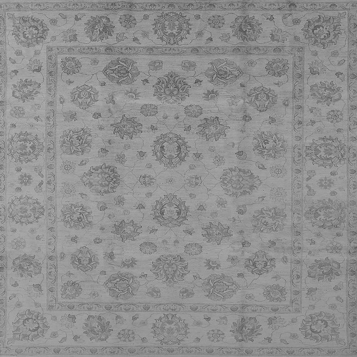 Square Machine Washable Oriental Gray Traditional Rug, wshurb1328gry