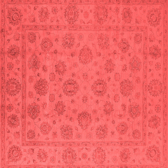 Machine Washable Oriental Red Traditional Rug, wshurb1328red