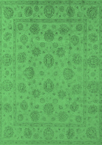 Oriental Emerald Green Traditional Rug, urb1328emgrn