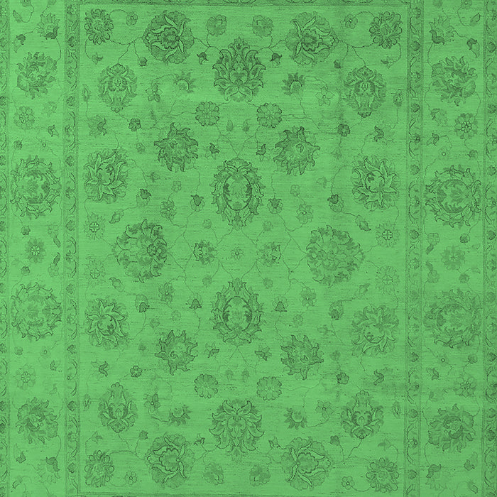 Oriental Emerald Green Traditional Rug, urb1328emgrn