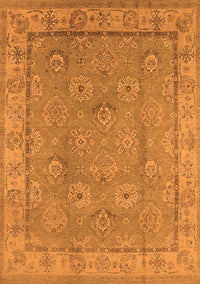 Oriental Orange Traditional Rug, urb1329org