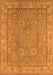 Oriental Orange Traditional Rug, urb1329org