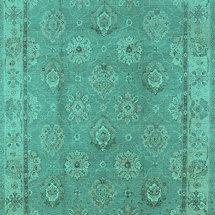 Oriental Turquoise Traditional Rug, urb1329turq