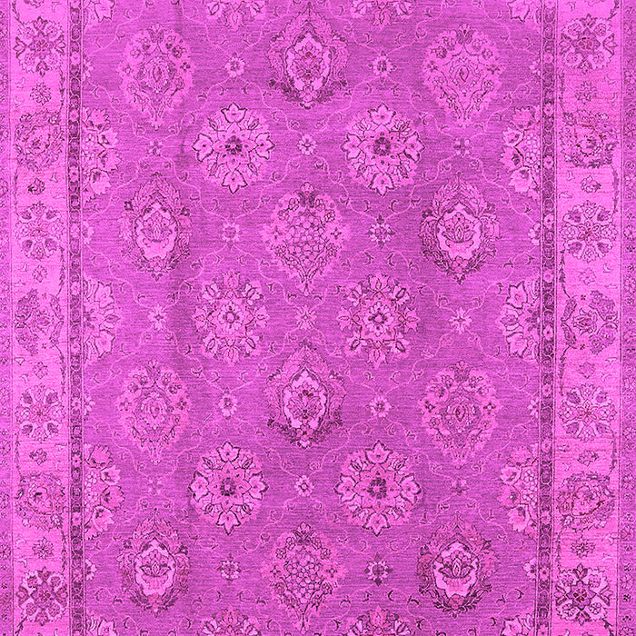 Machine Washable Oriental Pink Traditional Rug, wshurb1329pnk