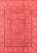 Oriental Red Traditional Area Rugs