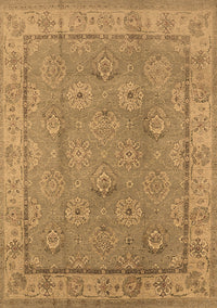 Oriental Brown Traditional Rug, urb1329brn