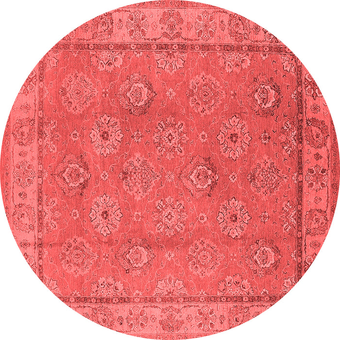 Machine Washable Oriental Red Traditional Rug, wshurb1329red