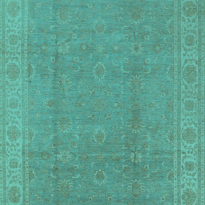Oriental Turquoise Traditional Rug, urb1330turq