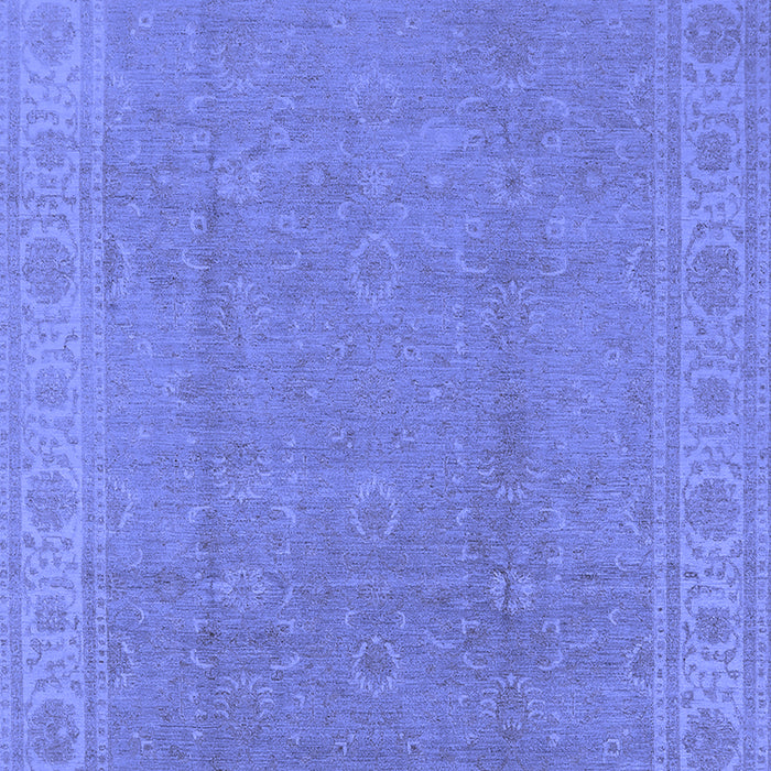 Machine Washable Oriental Blue Traditional Rug, wshurb1330blu