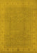 Oriental Yellow Traditional Rug, urb1330yw