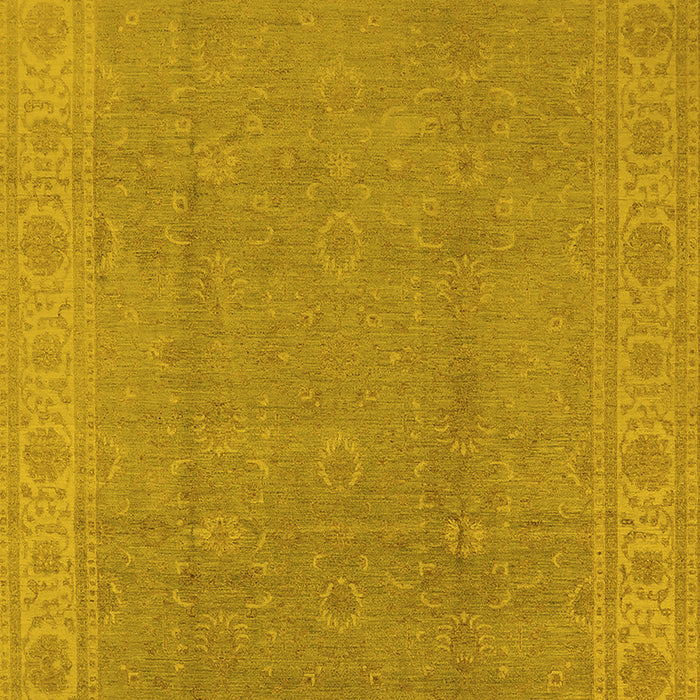 Oriental Yellow Traditional Rug, urb1330yw