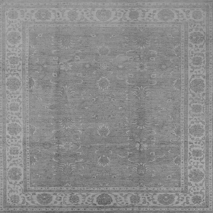 Square Oriental Gray Traditional Rug, urb1330gry