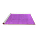 Sideview of Machine Washable Oriental Purple Traditional Area Rugs, wshurb1330pur