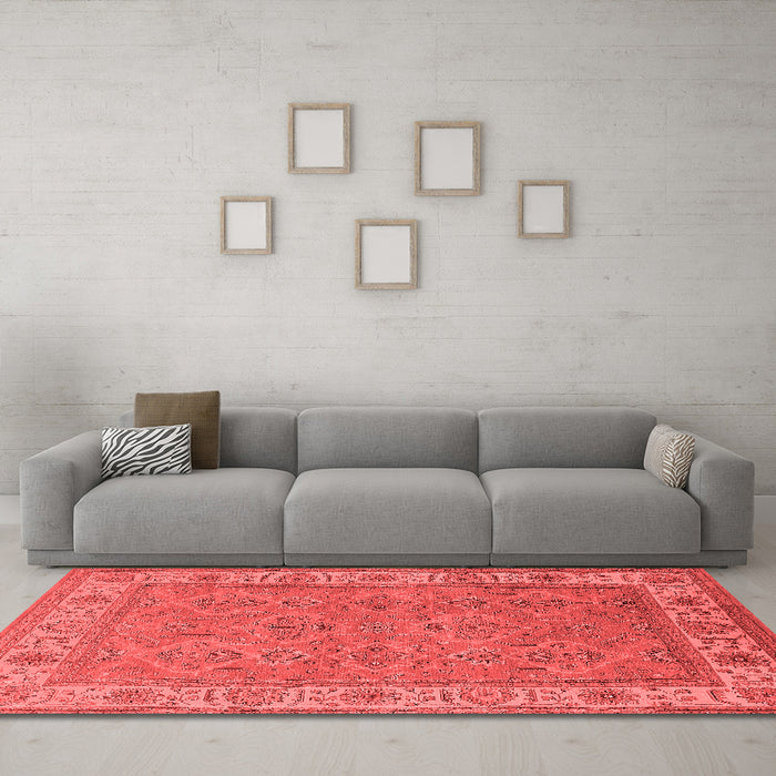 Traditional Red Washable Rugs