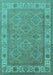 Oriental Turquoise Traditional Rug, urb1331turq