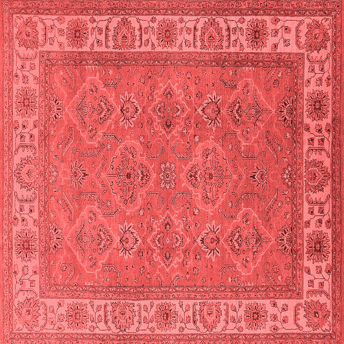 Machine Washable Oriental Red Traditional Rug, wshurb1331red