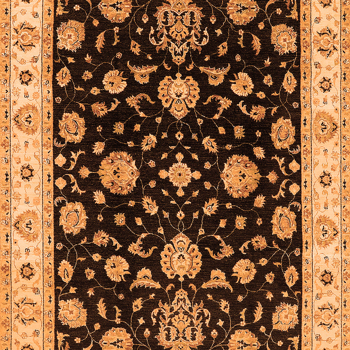 Oriental Orange Traditional Rug, urb1332org