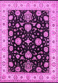 Oriental Pink Traditional Rug, urb1332pnk