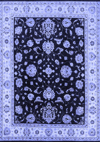 Oriental Blue Traditional Rug, urb1332blu