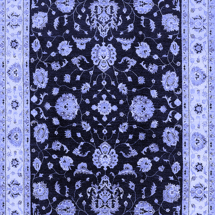 Oriental Blue Traditional Rug, urb1332blu