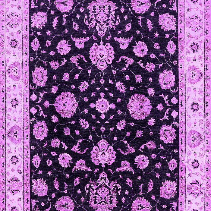 Machine Washable Oriental Purple Traditional Area Rugs, wshurb1332pur