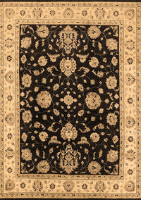 Oriental Brown Traditional Rug, urb1332brn