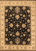 Machine Washable Oriental Brown Traditional Rug, wshurb1332brn