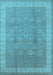 Oriental Light Blue Industrial Rug, urb1333lblu