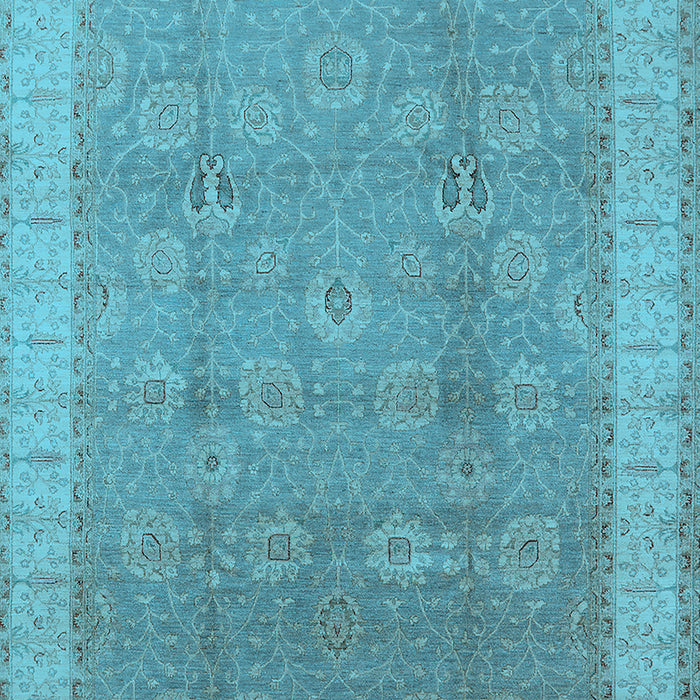 Oriental Light Blue Industrial Rug, urb1333lblu