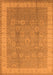 Machine Washable Oriental Orange Industrial Area Rugs, wshurb1333org