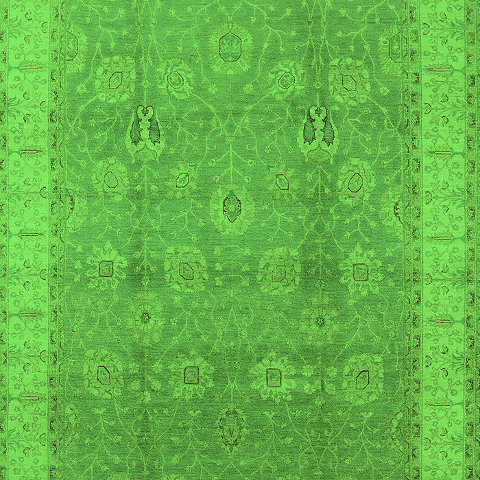 Oriental Green Industrial Rug, urb1333grn