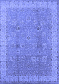 Oriental Blue Industrial Rug, urb1333blu