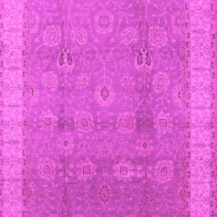 Machine Washable Oriental Pink Industrial Rug, wshurb1333pnk