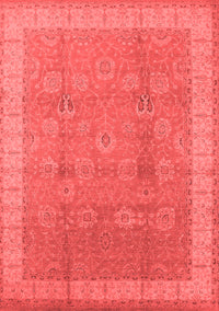 Oriental Red Industrial Rug, urb1333red