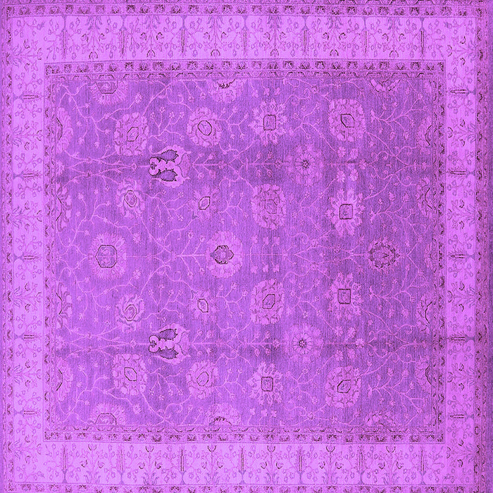 Square Oriental Purple Industrial Rug, urb1333pur